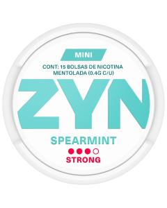 Zyn Spearmint Strong 15 Sobrecitos